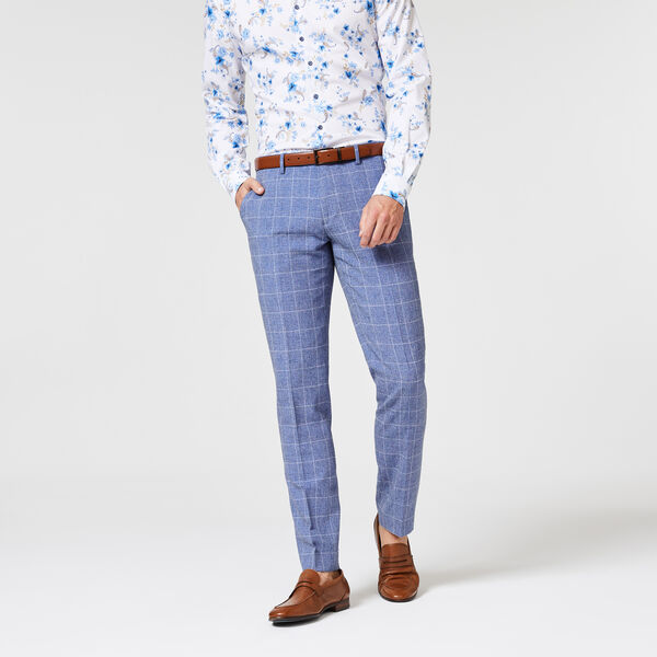 Cortisp Tailored Pants, Blue Windowpane, hi-res
